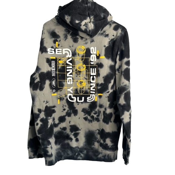 Dutch Bros Black+GRAY Camo/Tie Dye Look SMALL+MEDIUM+LARGE “Serving U Since 1992 - Picture 3 of 10